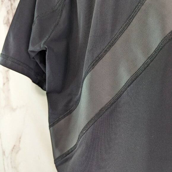 Virus Shirt Mens XL Black Posture Correct Top Short Sleeve T Tee Compression - Picture 9 of 10